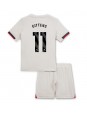 Billige Chelsea Jamie Gittens #11 Bortedraktsett Barn 2025-26 Kortermet (+ Korte bukser)